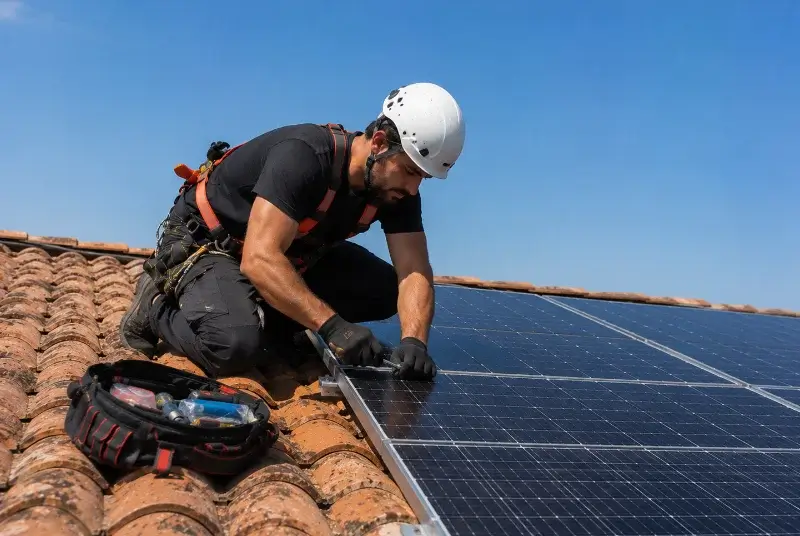 Maintenance et monitoring de panneaux solaires au Ségur